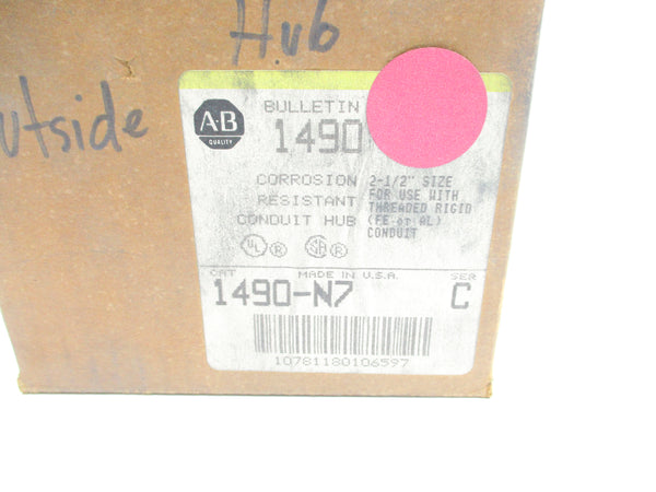 ALLEN BRADLEY 1490-N7 SER. C (BR/YL) NSMP