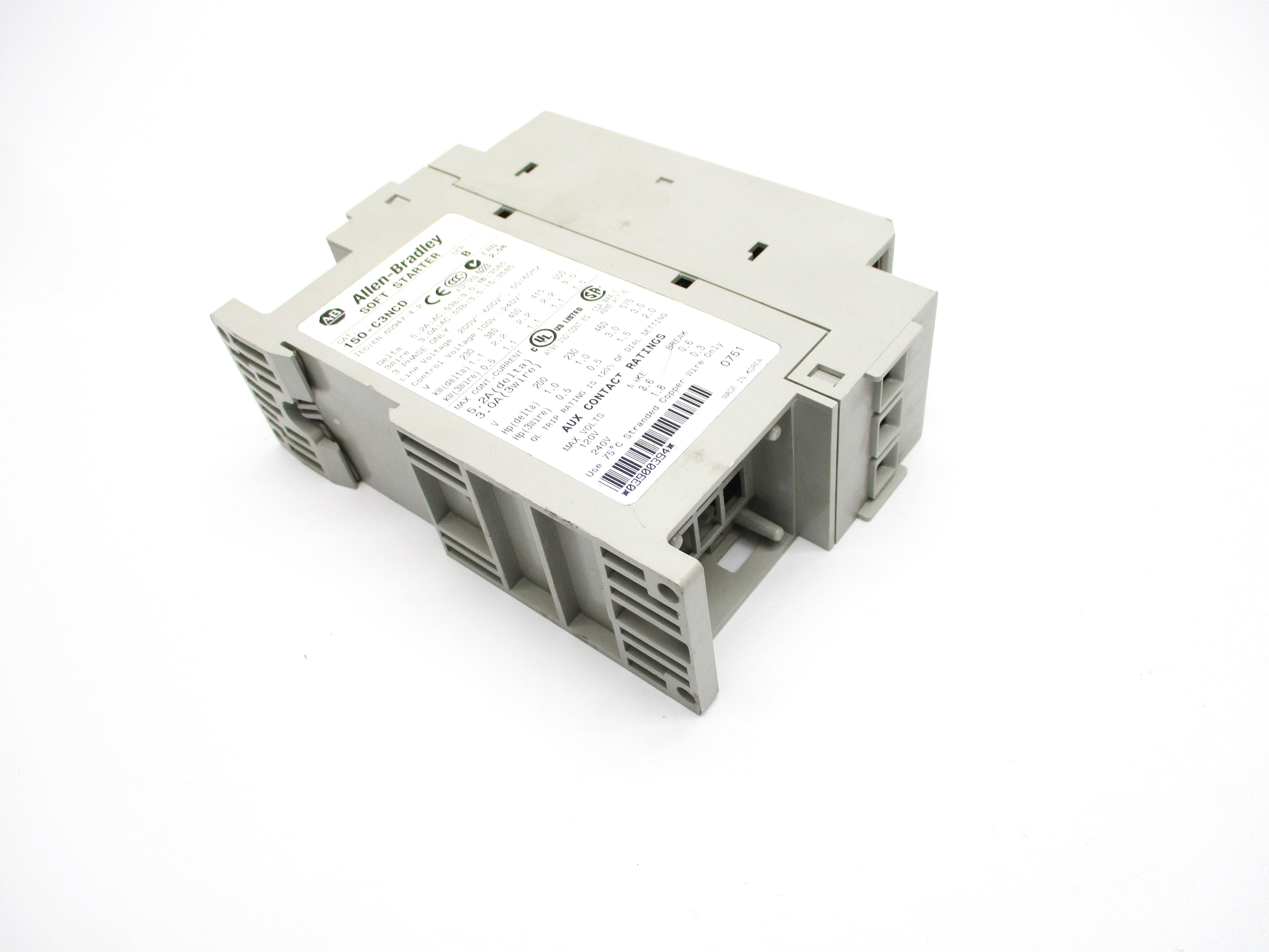 ALLEN BRADLEY 150-C3NCD SER. B F/W 2.08 NSNP