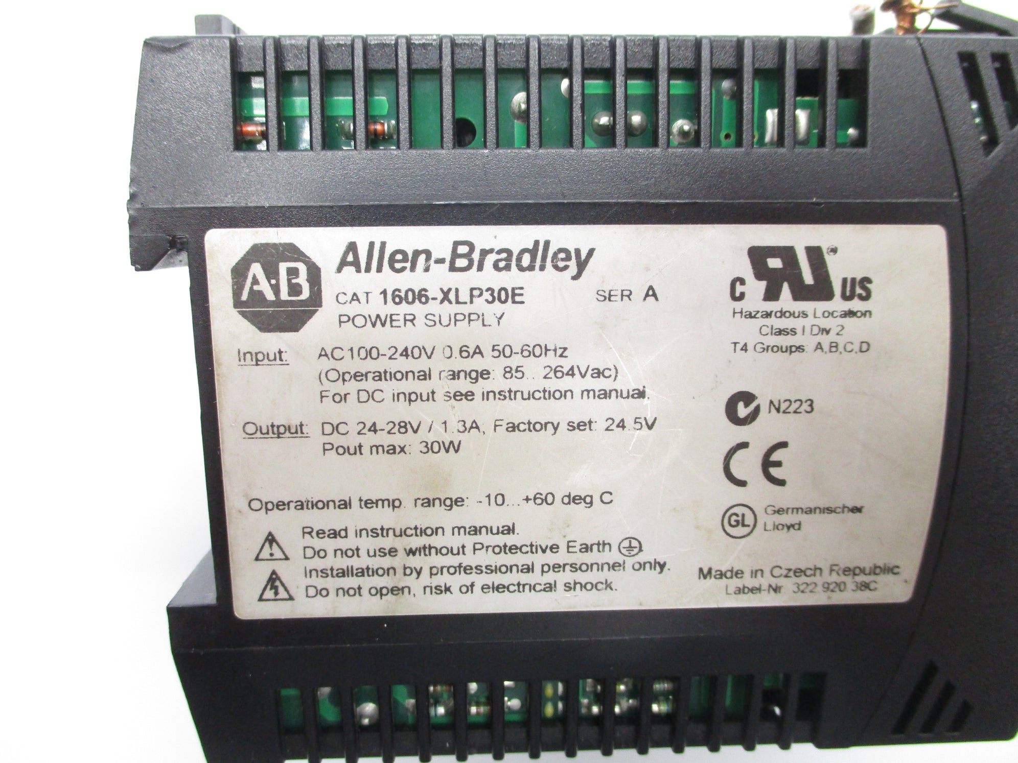 ALLEN BRADLEY 1606-XLP30E SER. A UNMP