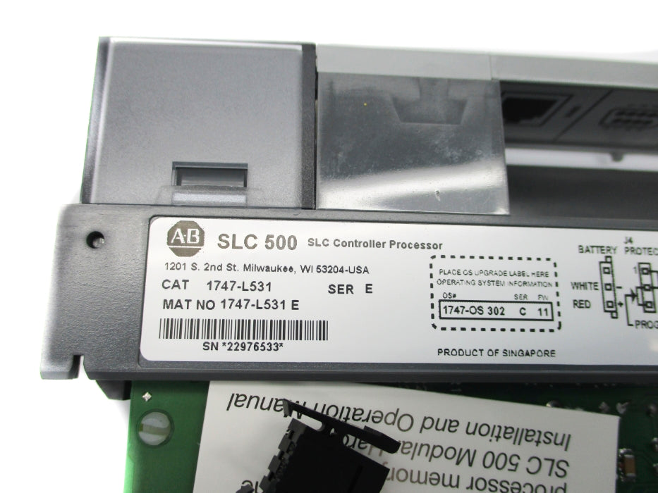 ALLEN BRADLEY 1747-L531 SER. E F/W 11 (NO KEY) NSMP