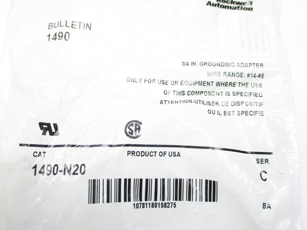 ALLEN BRADLEY 1490-N20 SER. C NSMP