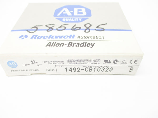 ALLEN BRADLEY 1492-CB1G320 SER. B 277VAC 32A NSMP