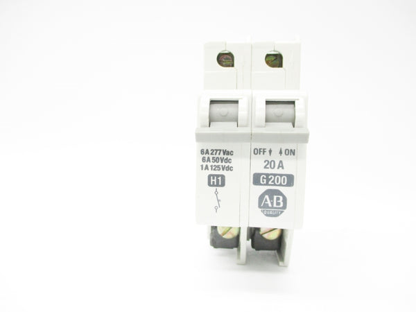 ALLEN BRADLEY 1492-CB1G200/H1 SER. A 20A 277VAC NSMP