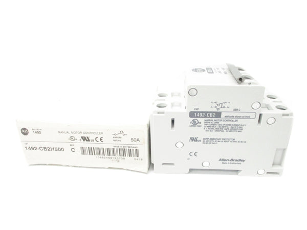 ALLEN BRADLEY 1492-CB2H500 SER. C 50A 277VAC NSMP