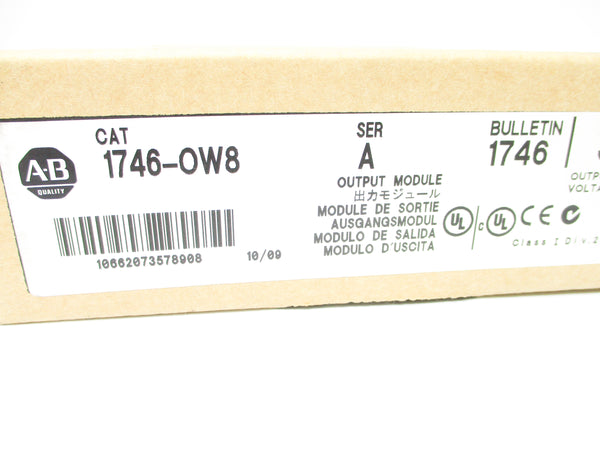 ALLEN BRADLEY 1746-OW8 SER. A DATE: 2009 NSFS