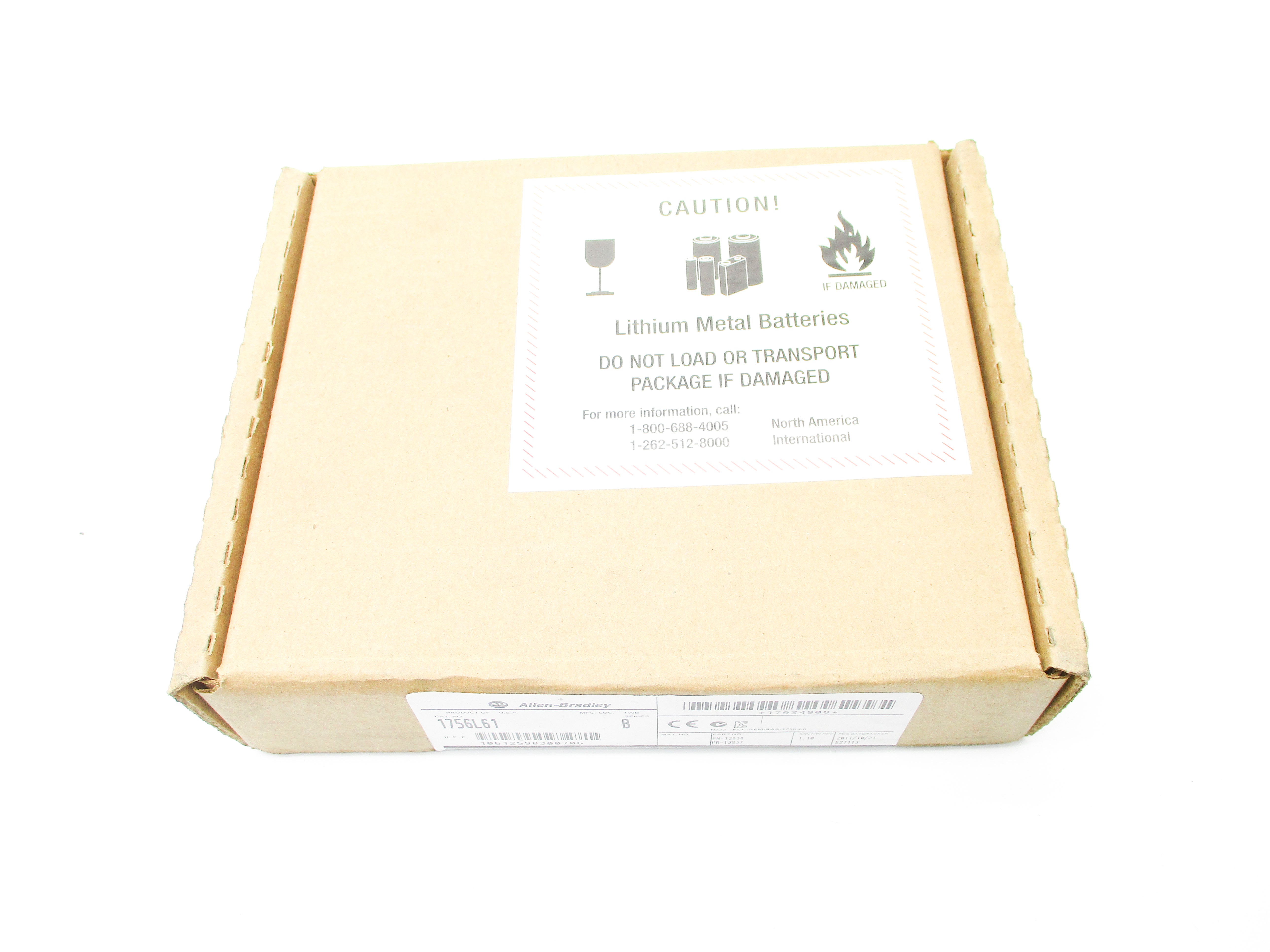 ALLEN BRADLEY 1756-L61 SER. B F/W 1.10 F/W DATE:2011 NSFS