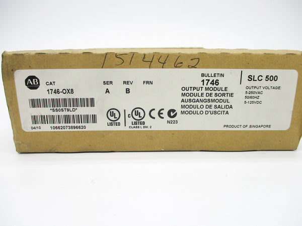 ALLEN BRADLEY 1746-OX8 SER. A NSFS