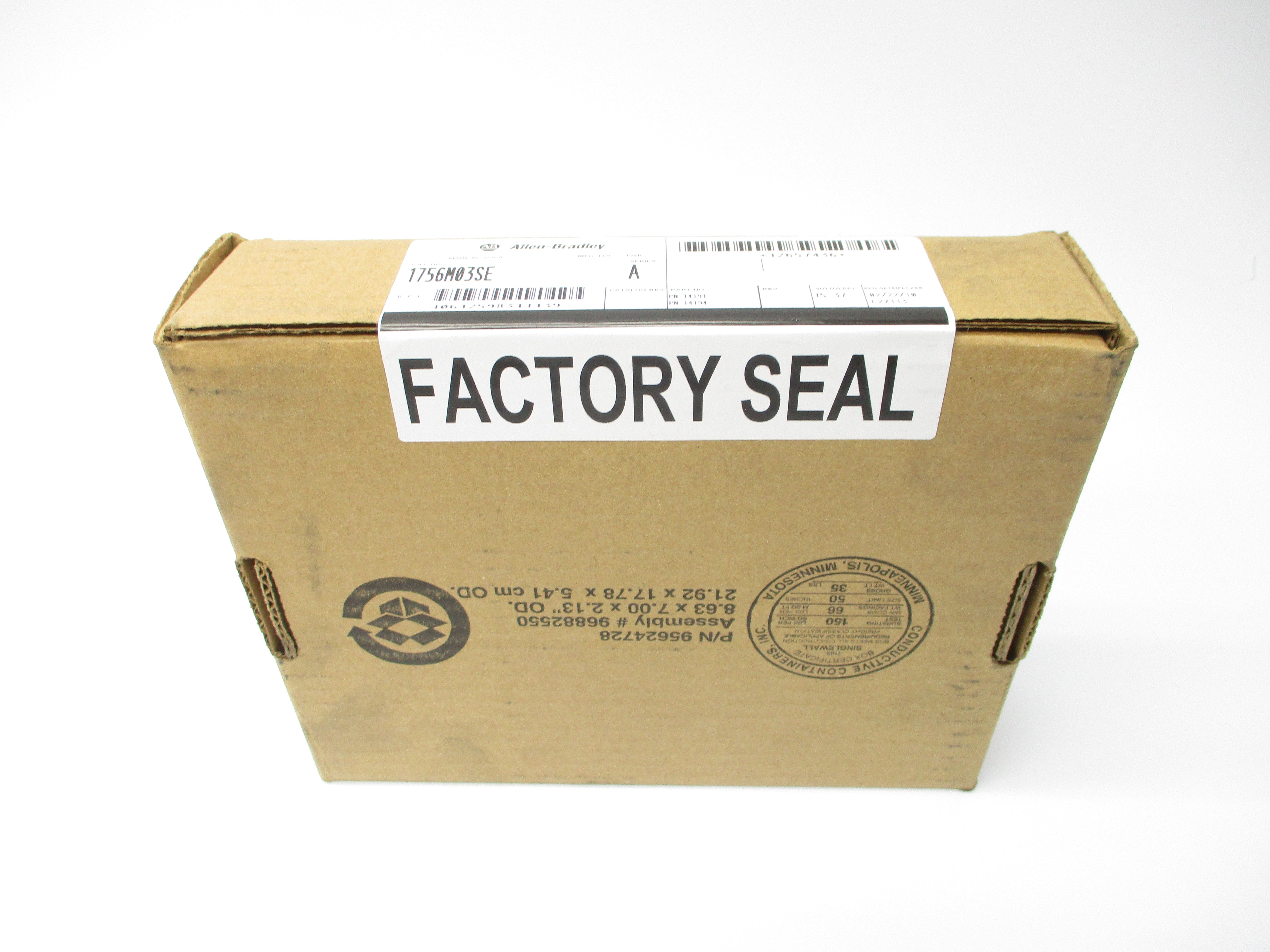 ALLEN BRADLEY 1756-M03SE SER. A F/W 15.37  DATE: 2010 NSFS