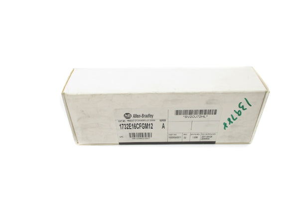 ALLEN BRADLEY 1732-E16CFGM12 SER. A F/W 1.006 DATE: 2011 NSMP