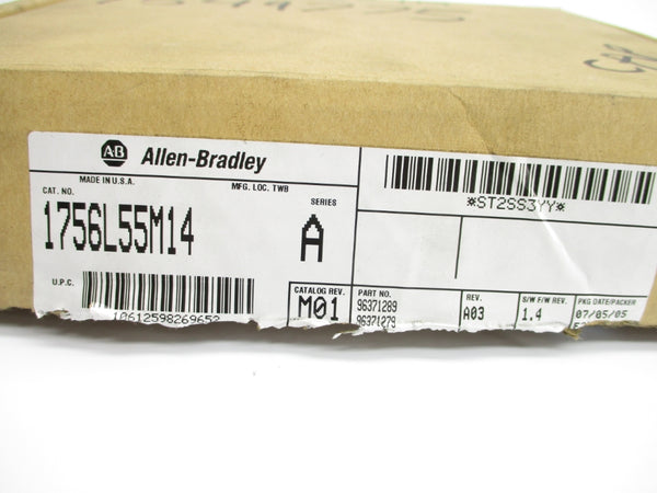 ALLEN BRADLEY 1756-L55M14 SER. A F/W 1.4 NSMP