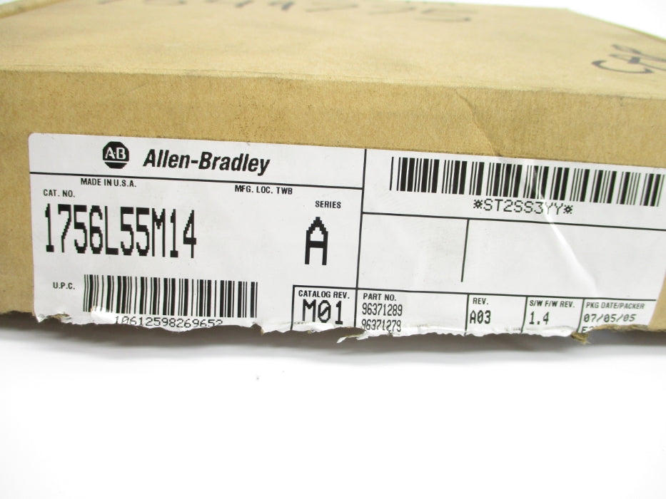 ALLEN BRADLEY 1756-L55M14 SER. A F/W 1.4 NSMP