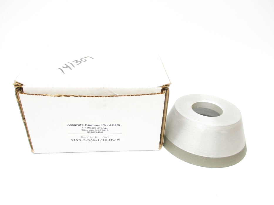 ACCURATE DIAMOND TOOL 11V9-3-3/4X1/16-MC-M NSMP