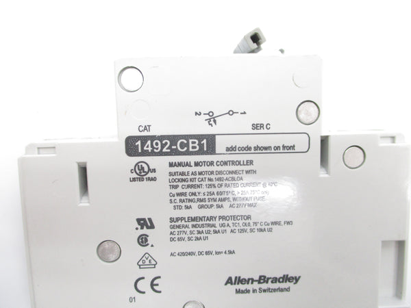 ALLEN BRADLEY 1492-CB1F020 SER. C 2A 277V NSNP