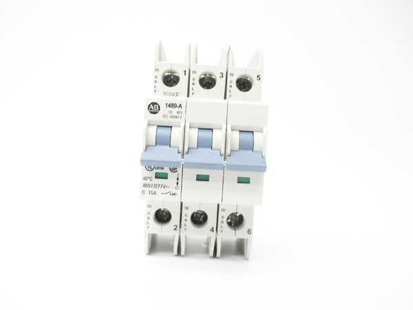 ALLEN BRADLEY 1489-A3C150 SER. A 15A 277V NSNP
