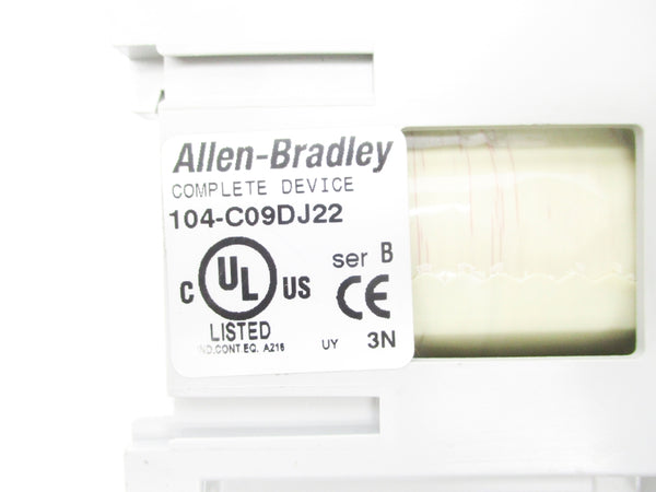 ALLEN BRADLEY 104-C09DJ22 SER. B 24VDC (AS PICTURED) NSNP