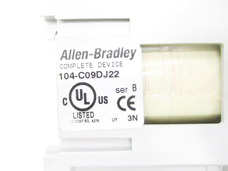 ALLEN BRADLEY 104-C09DJ22 SER. B 24VDC (AS PICTURED) NSNP