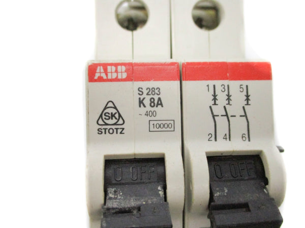 ABB S283-K8A 8A 277/480VAC UNMP