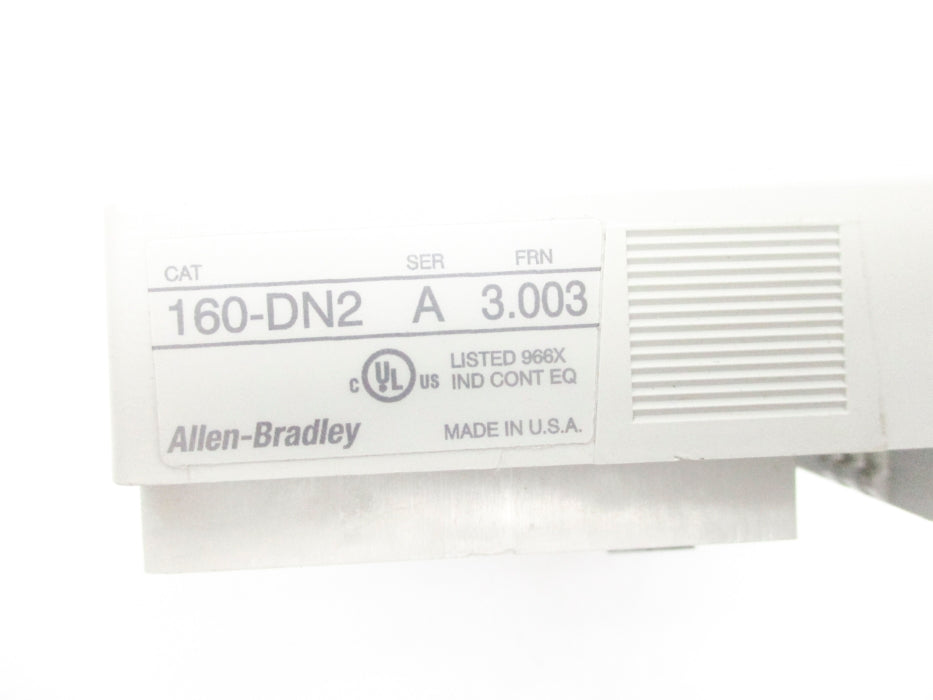 ALLEN BRADLEY 160-DN2 SER. A F/W 3.003 UNMP