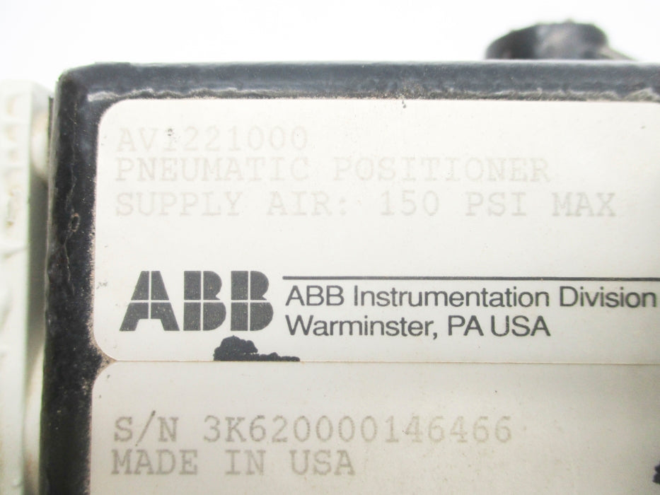 ABB AV1221000 150PSI UNMP