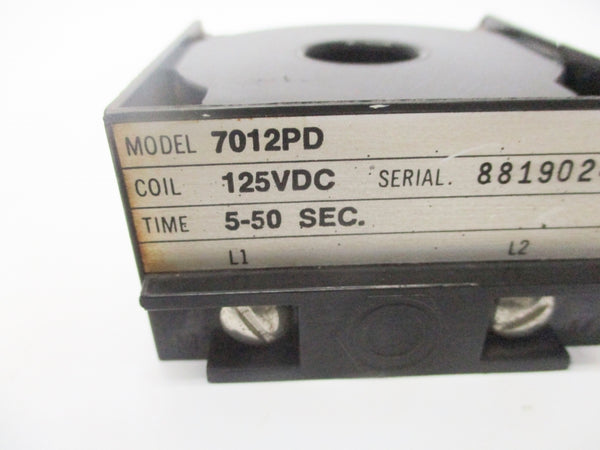 AGASTAT 7012PD 5-50S 125VDC (AS PICTURED) NSNP