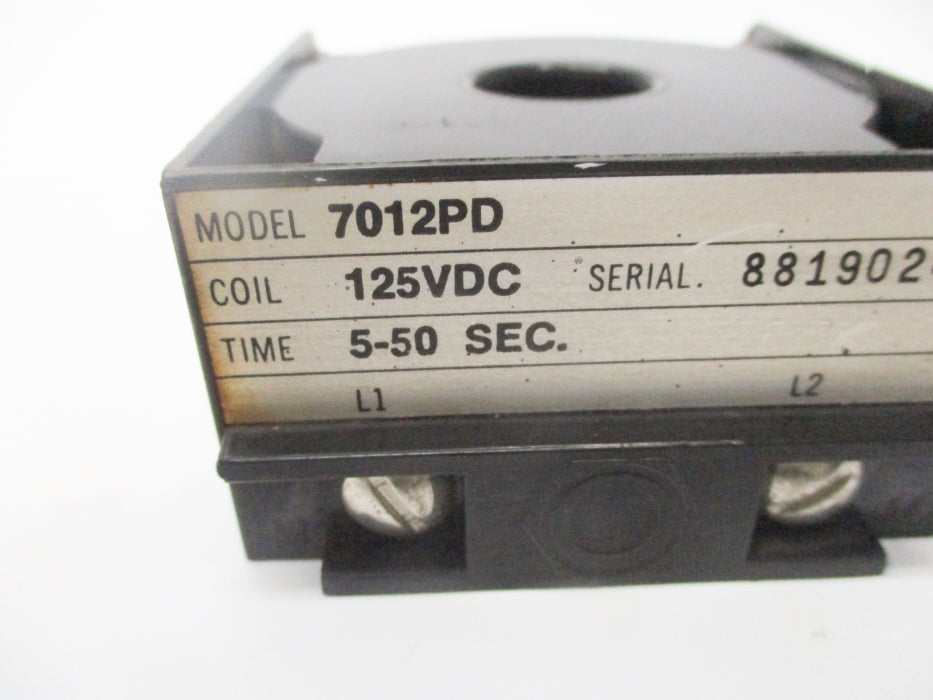 AGASTAT 7012PD 5-50S 125VDC (AS PICTURED) NSNP