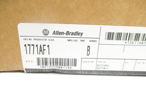 ALLEN BRADLEY 1771-AF1 SER. B NSMP