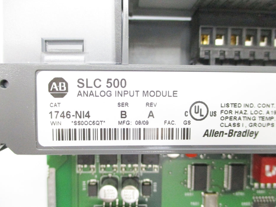 ALLEN BRADLEY 1746-NI4 SER. B -/+10VDC NSNP