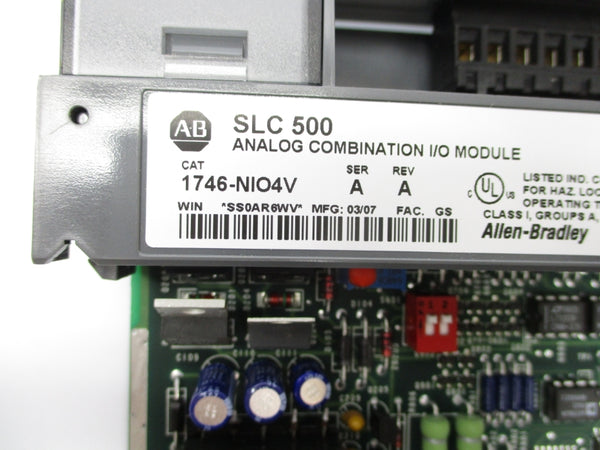 ALLEN BRADLEY 1746-NIO4V SER. A 10VDC NSNP