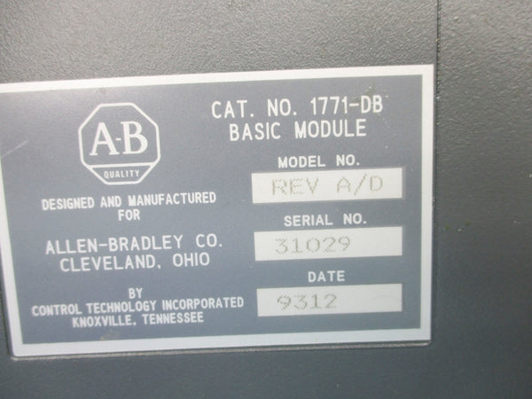 ALLEN BRADLEY 1771-DB REV. A/D UNMP
