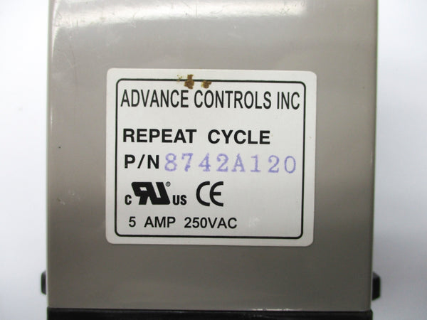 ADVANCE CONTROLS 8742A120 5A 250VAC UNMP