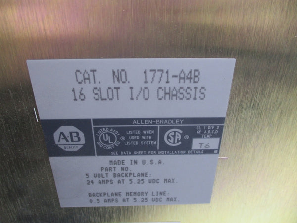 ALLEN BRADLEY 1771-A4B NSNP