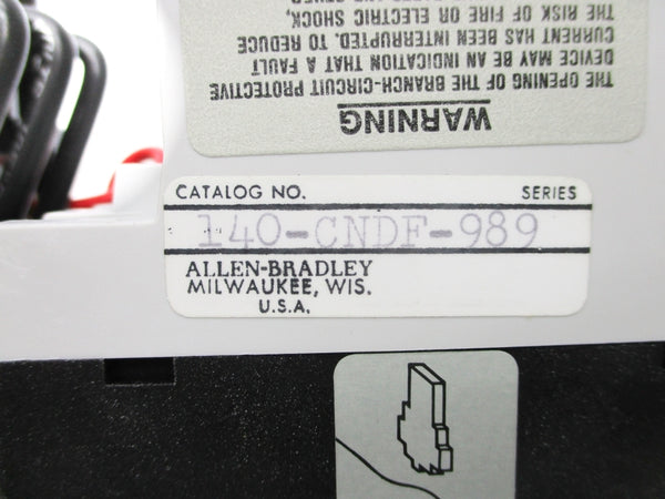 ALLEN BRADLEY 140-CNDF-989 (BR/YL) NSMP