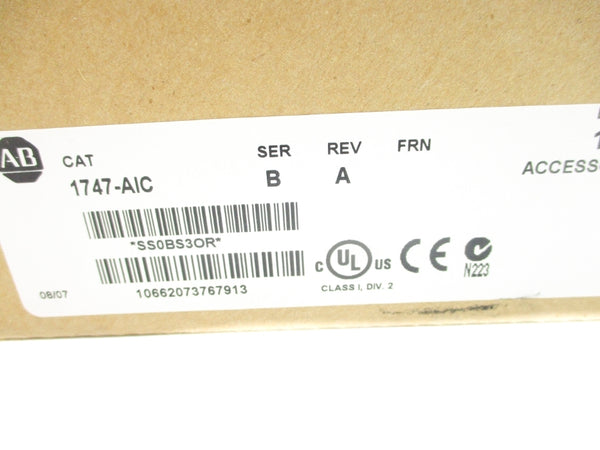 ALLEN BRADLEY 1747-AIC SER. B 24VDC REV. A NSMP