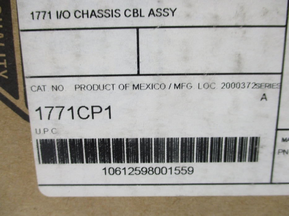 ALLEN BRADLEY 1771-CP1 SER. A NSMP
