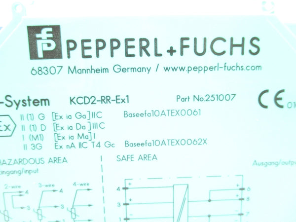 PEPPERL+FUCHS KCD2-RR-EX1 251007 NSNP
