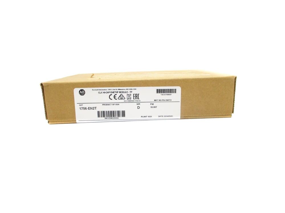ALLEN BRADLEY 1756-EN2T SER. D F/W 10.007 DATE: 2016 NSFS