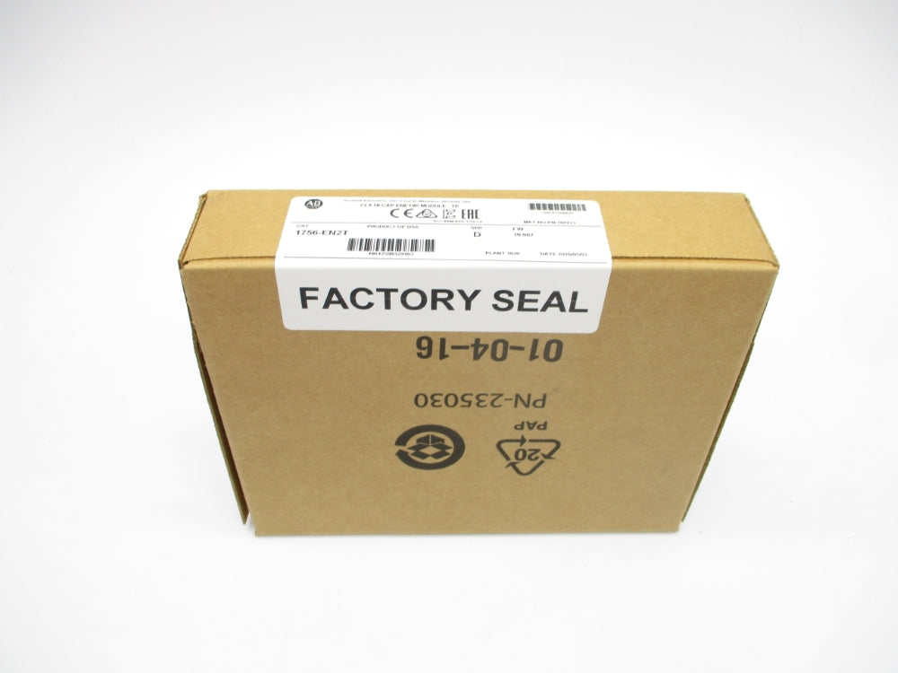 ALLEN BRADLEY 1756-EN2T SER. D F/W 10.007 DATE: 2016 NSFS