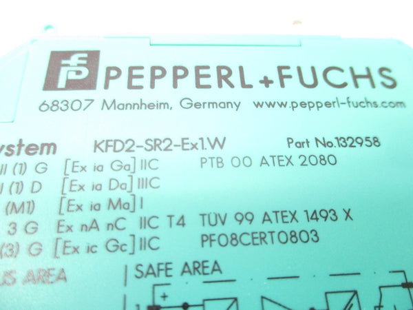 PEPPERL+FUCHS KFD2-SR2-EX1.W 132958 NSNP