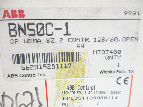 ABB BN50C-1 120V NSMP