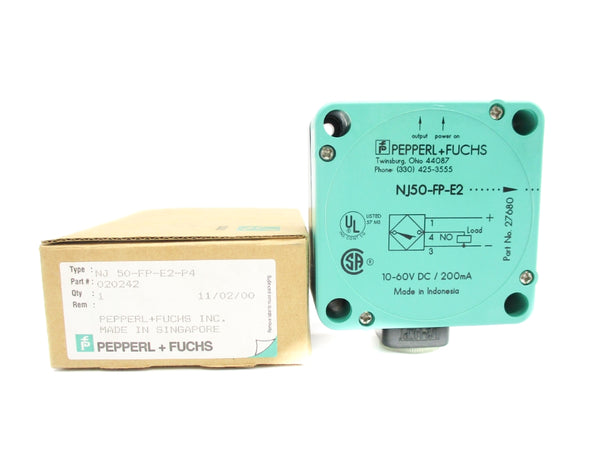 PEPPERL+FUCHS NJ50-FP-E2-P4 020242 NSMP