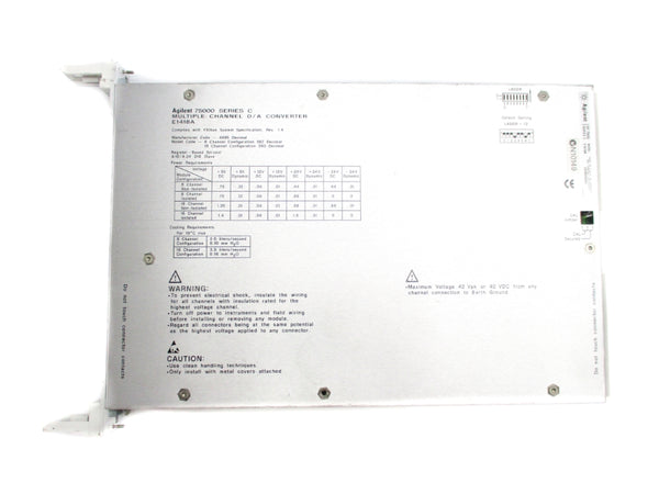 AGILENT E1418A SER. C 75000 NSNP