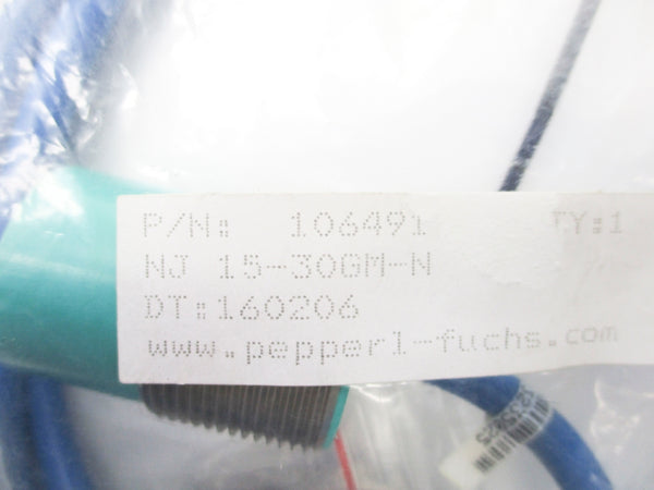 PEPPERL+FUCHS NJ15-30GM-N 106491 NSMP