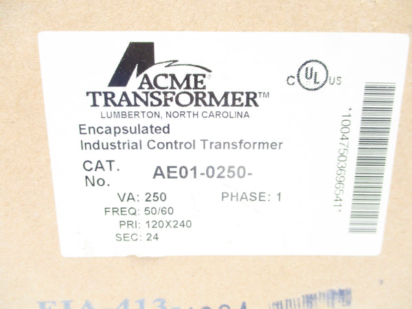 ACME TRANSFORMER AE01-0250 250KVA NSMP