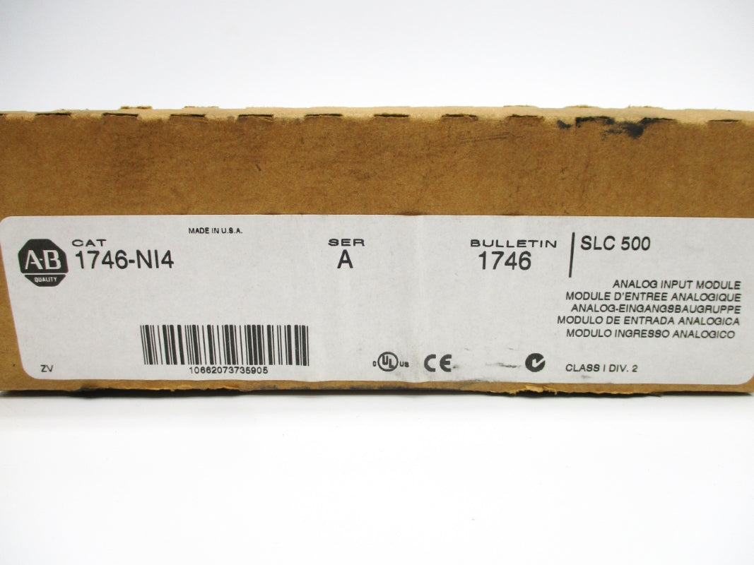 ALLEN BRADLEY 1746-NI4 SER. A NSFS