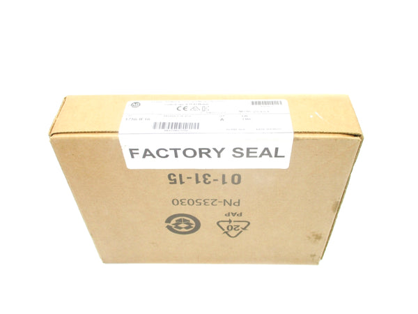 ALLEN BRADLEY 1756-IF16 SER. A F/W 1.005 DATE: 2015 NSFS