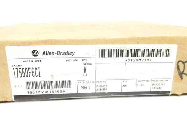 ALLEN BRADLEY 1756-OF6CI SER. A  F/W 1.12 24VDC NSMP
