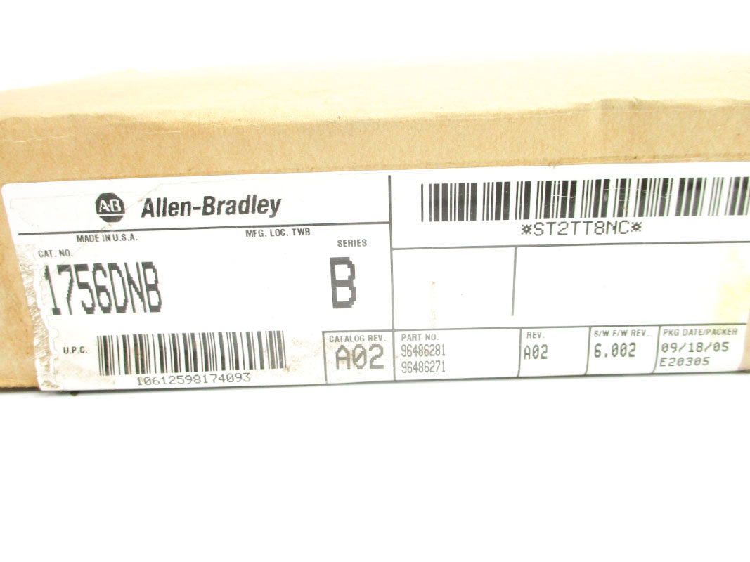 ALLEN BRADLEY 1756-DNB SER. B F/W 6.002 24VDC NSMP