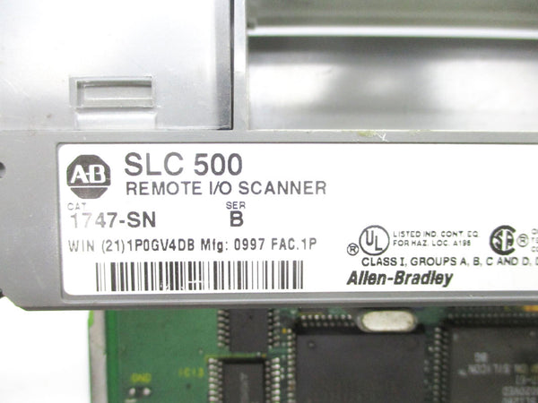ALLEN BRADLEY 1747-SN SER. B 5VDC F/W 1.0B UNMP