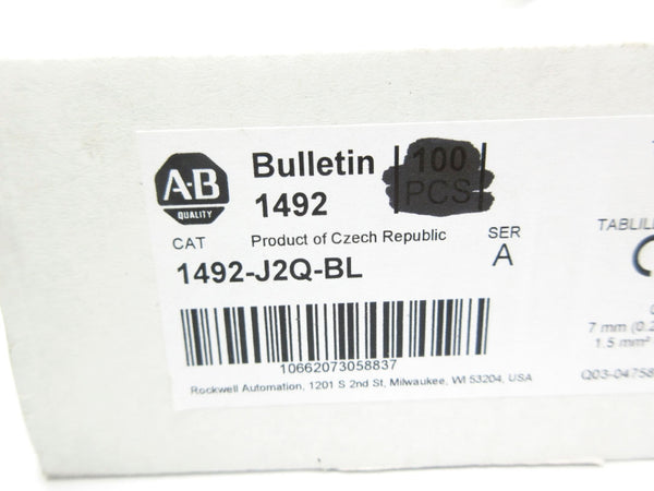ALLEN BRADLEY 1492-J2Q-BL SER. A 300V NSNP