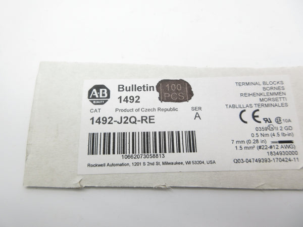 ALLEN BRADLEY 1492-J2Q-RE SER. A NSNP